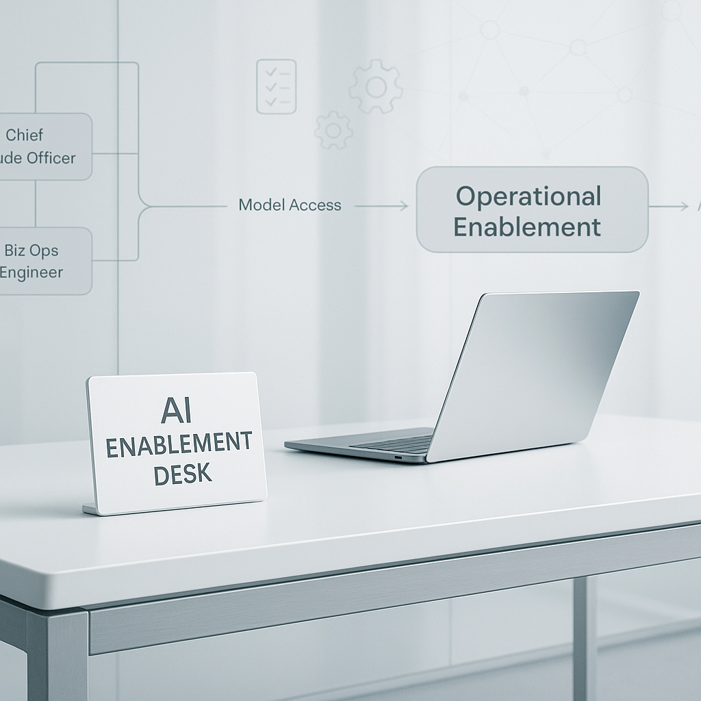 The AI Enablement Desk: Why Teams Are Hiring “Chief Claude Officers” and Biz Ops Engineers