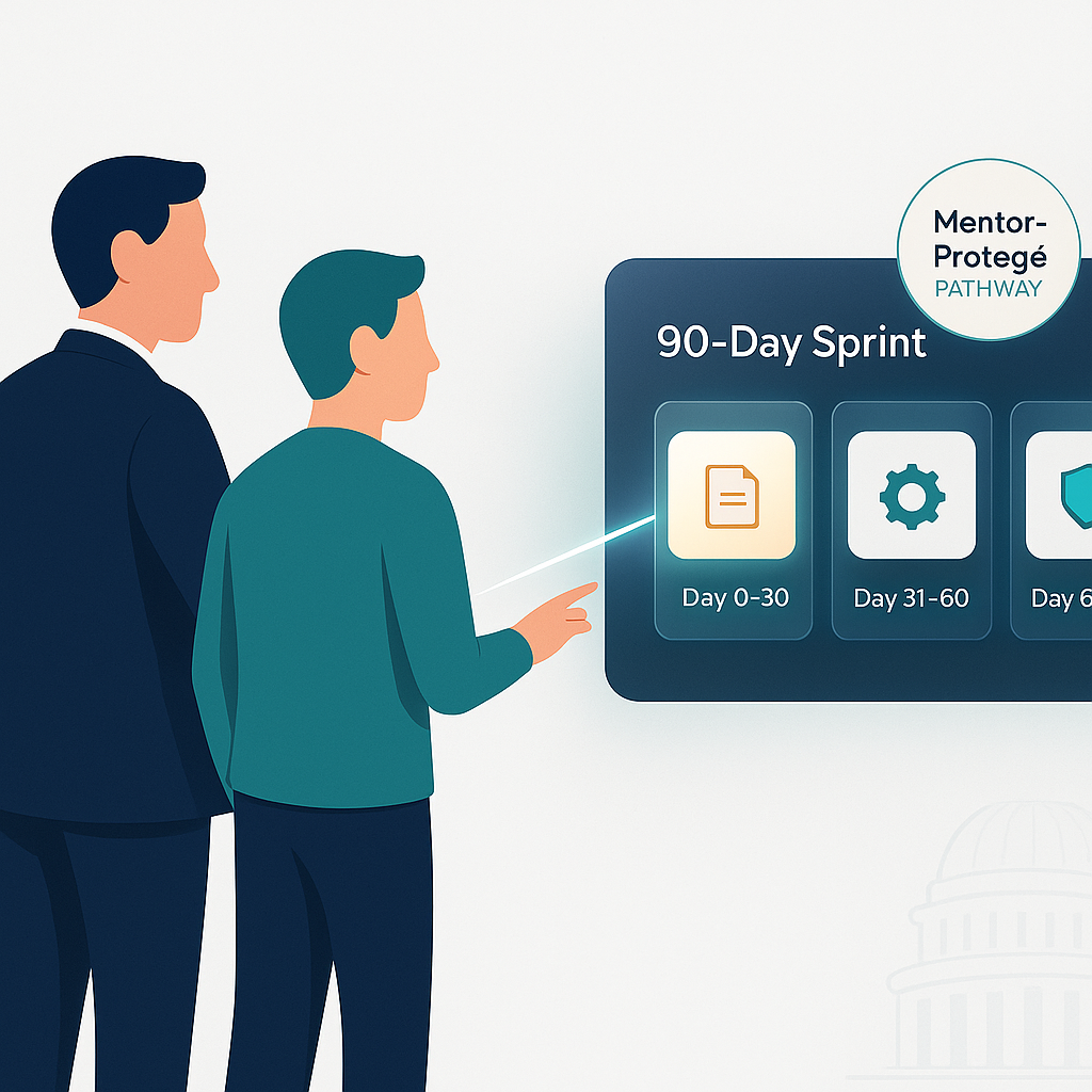 The Mentor-Protege AI Sprint: A 90-Day Playbook for Small Federal Contractors