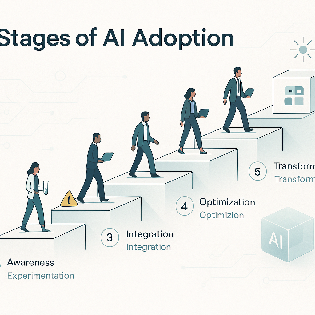 The 5 Stages of AI Adoption for Business Teams (And Where Most Get Stuck)