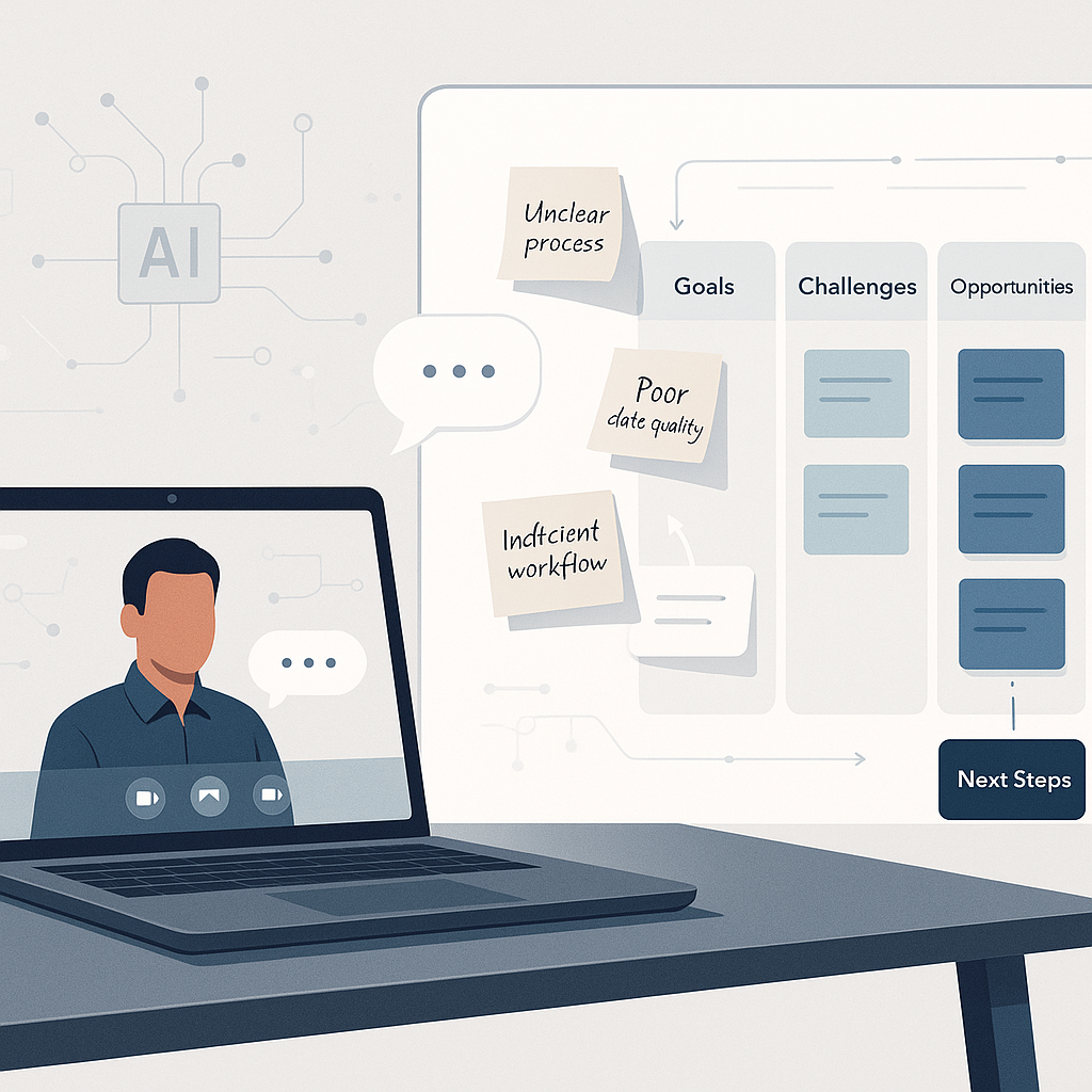 Turn a Discovery Call Into a Clearer AI Roadmap