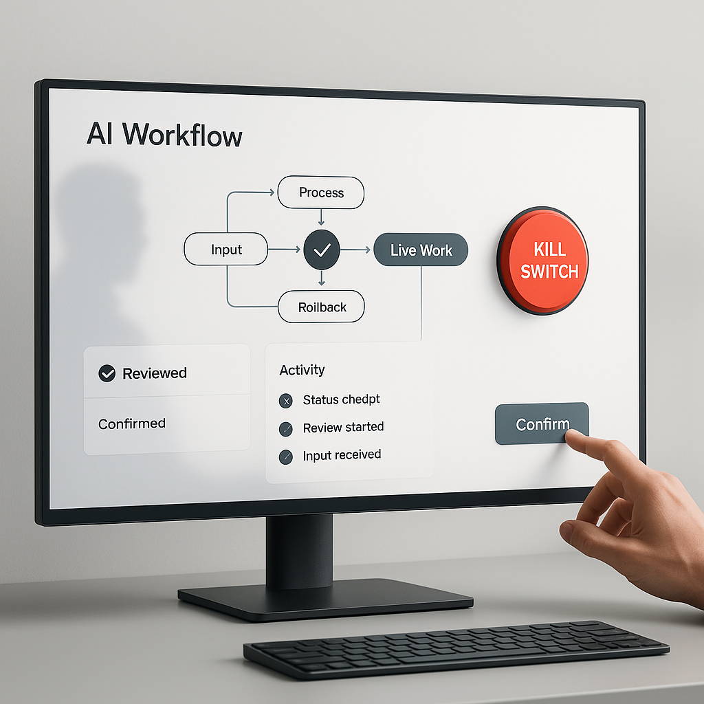 Your First AI Workflow Should Have a Kill Switch
